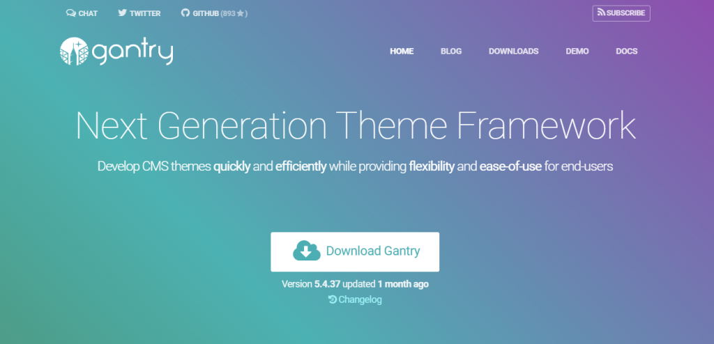 Gantry Framework WordPress