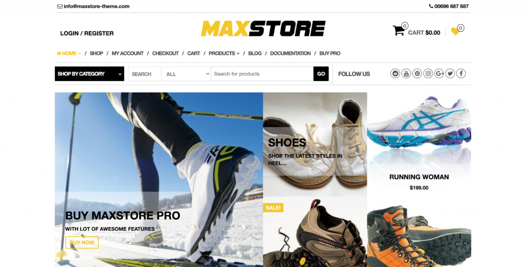 Maxstore WordPress WooCommerce Theme