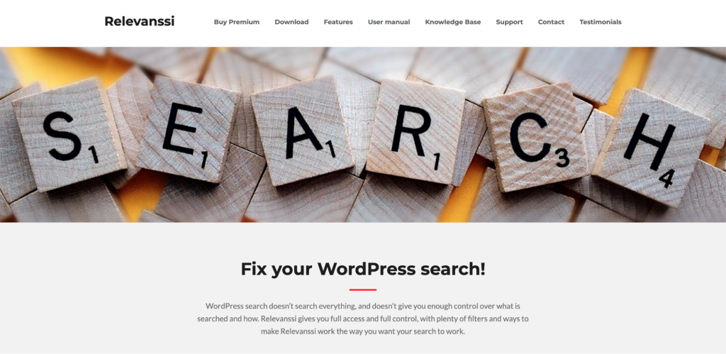 Relevanssi WordPress Search Plugin