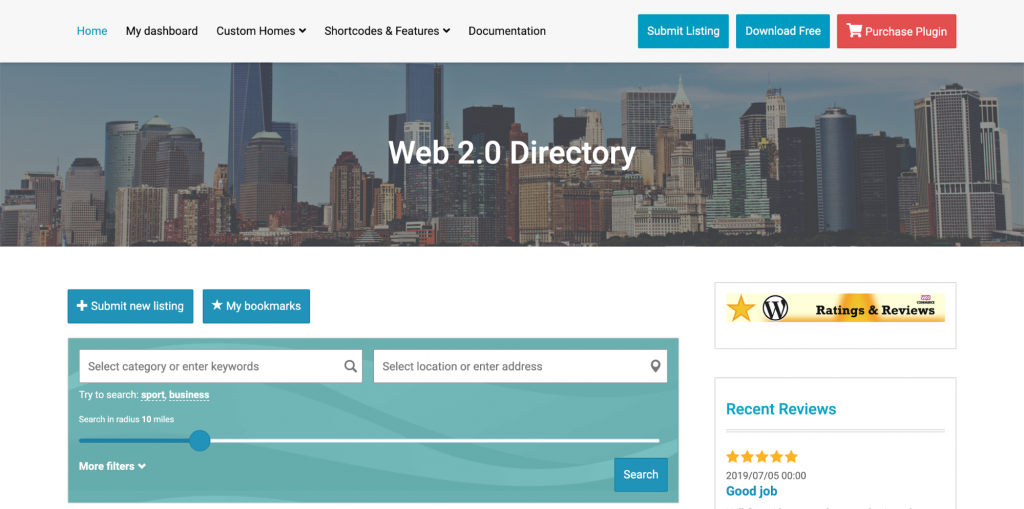 Web 2.0 Directory WordPress Plugins