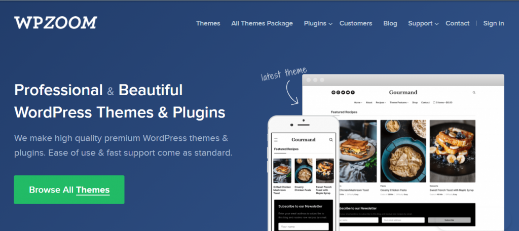 Framework de thèmes WordPress WpZoom 