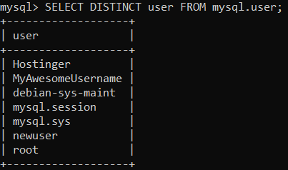 MySQL Users in Database: Quick Linux Terminal