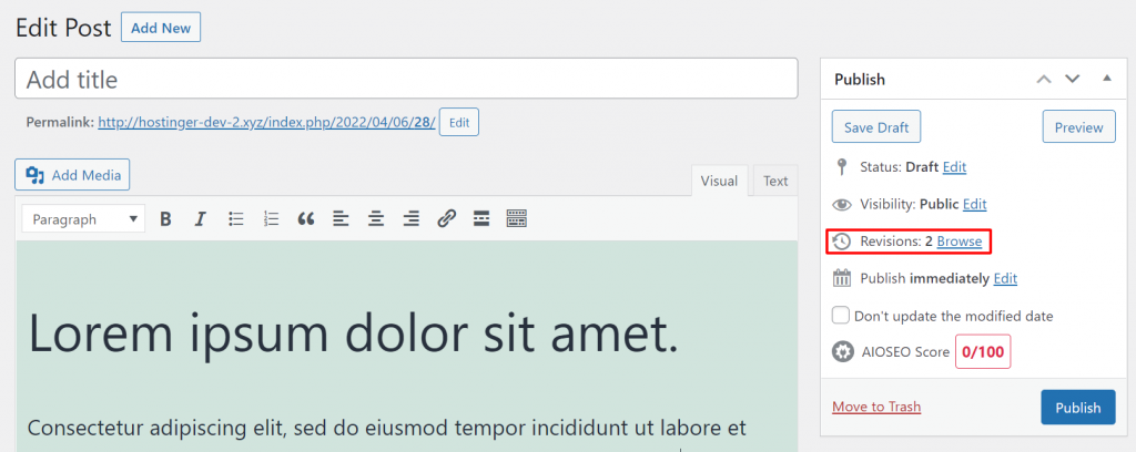 WordPress Revisions: What Are They and Why Are They Important