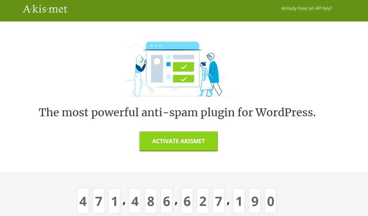 akismet là plugin comment WordPress tốt