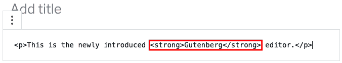 Editing HTML in WordPress new editor