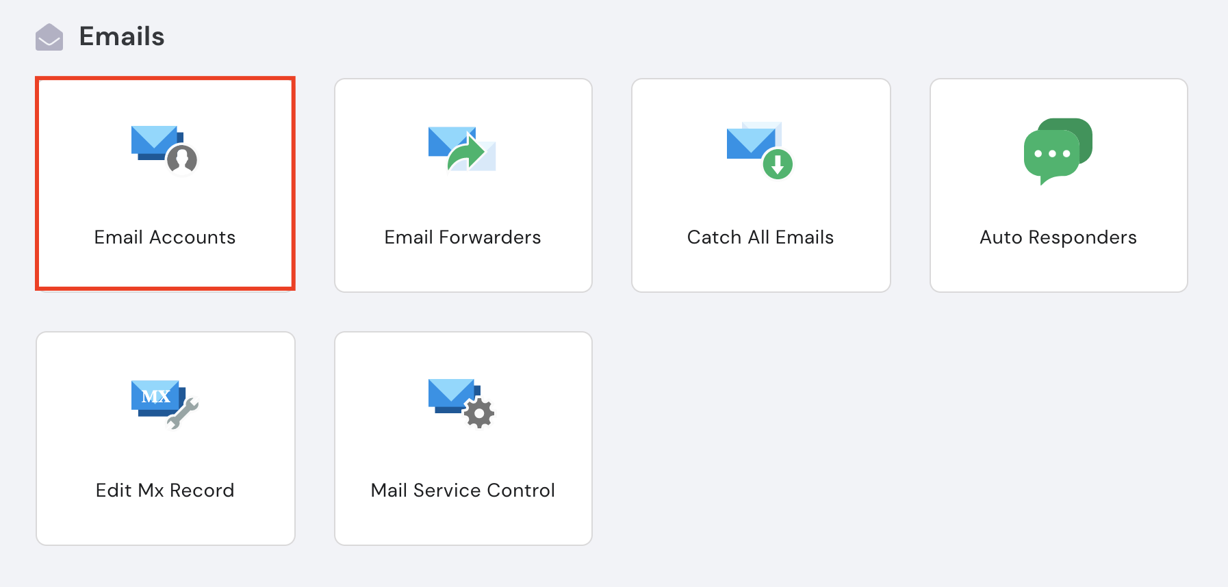 vào tài khoản email trên hostinger control panel