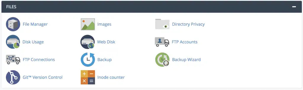 file manager tool in cpanel