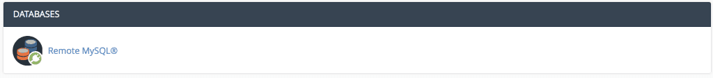 remote mysql tool in cpanel