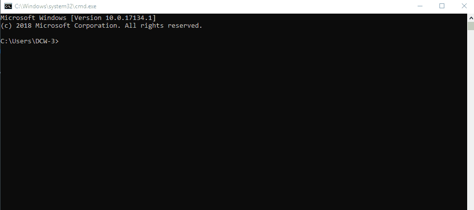 Windows Command Line Interface