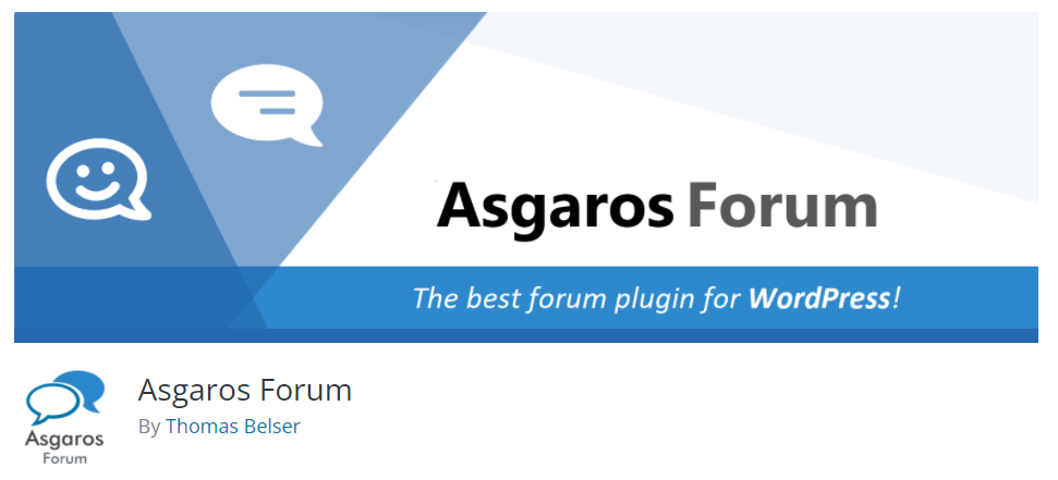 Asgaros Forum plugin banner