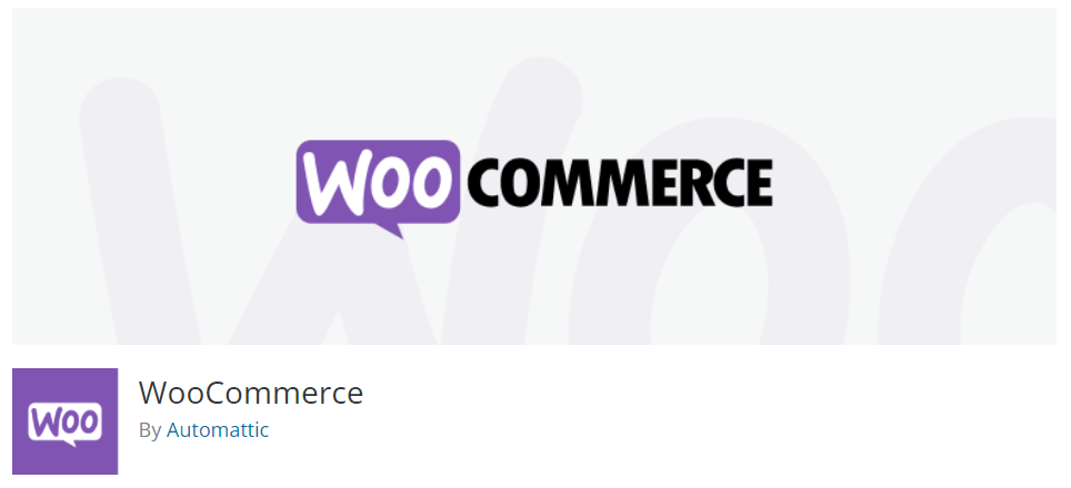 WooCommerce plugin banner