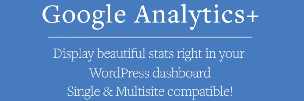 Plugin WordPress Google Analytics +