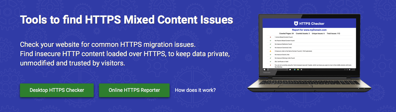 HTTPS Checker to find mixed content errors