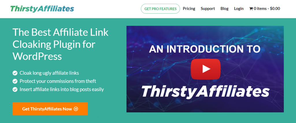 Thirsty Affiliates WordPress Affiliate Plugin