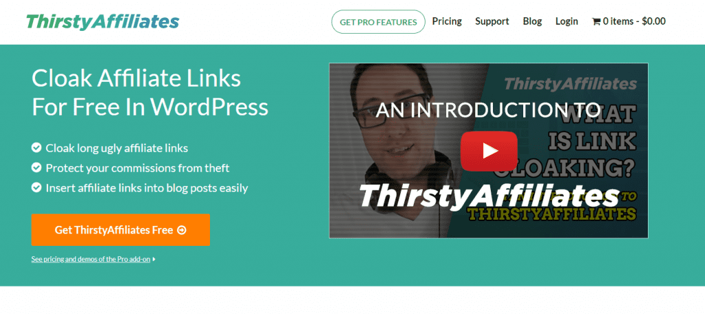 plugin affiliate marketing ThirstyAffiliates 