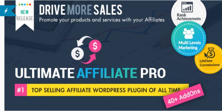 Ultimate Affiliate Pro, a famous affiliate WordPress plugin on CodeCanyon