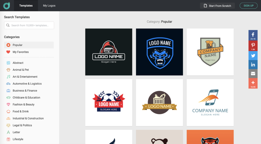 12+ Aplikasi untuk Membuat Logo Online Gratis & di Android