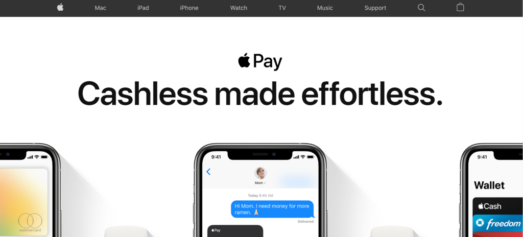 apple pay landing page