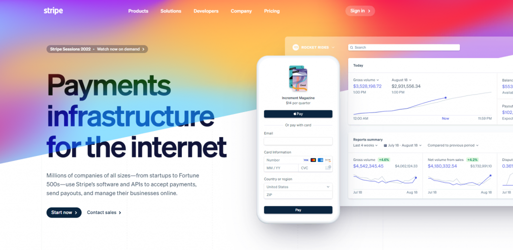 Stripe, one of the best payment gateways for online transactions
