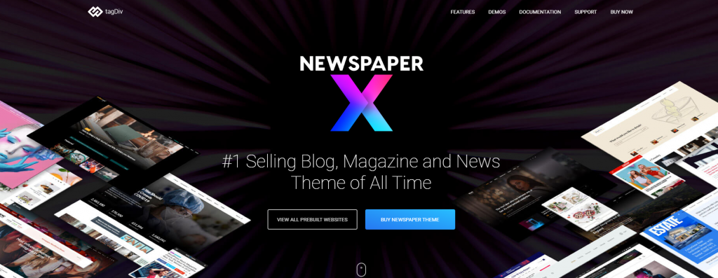 tema Newspaper para WordPress 