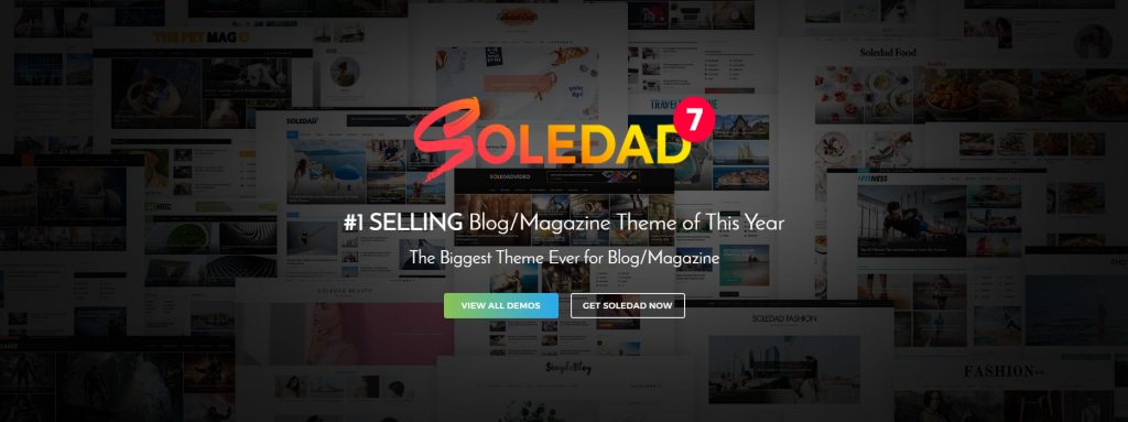Soledad WordPress video theme