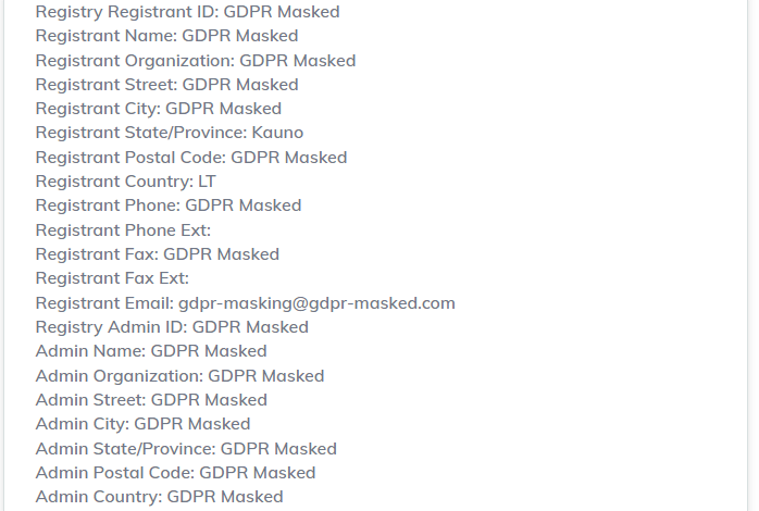 GDPR Effect: Free WhoisGuard Privacy Protection For Domain Names From Namecheap