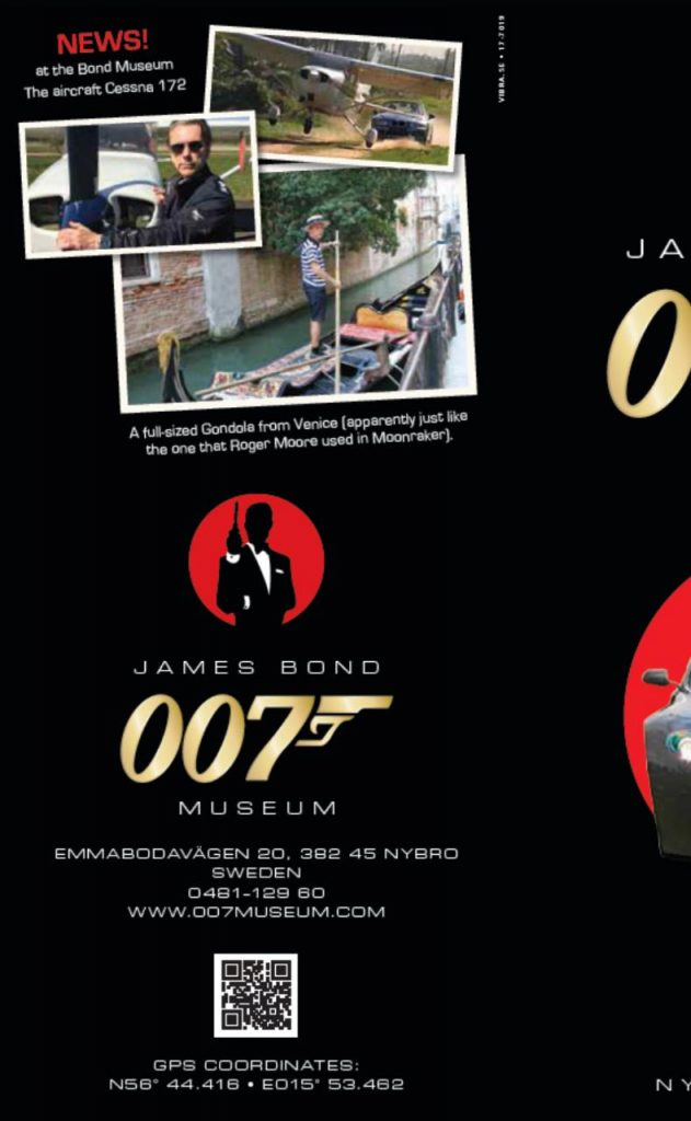 James Bond museum's mobile website