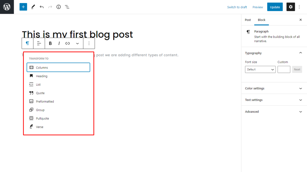 How to Create a Post in WordPress