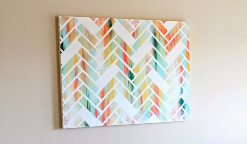 Picture of a canvas painting.