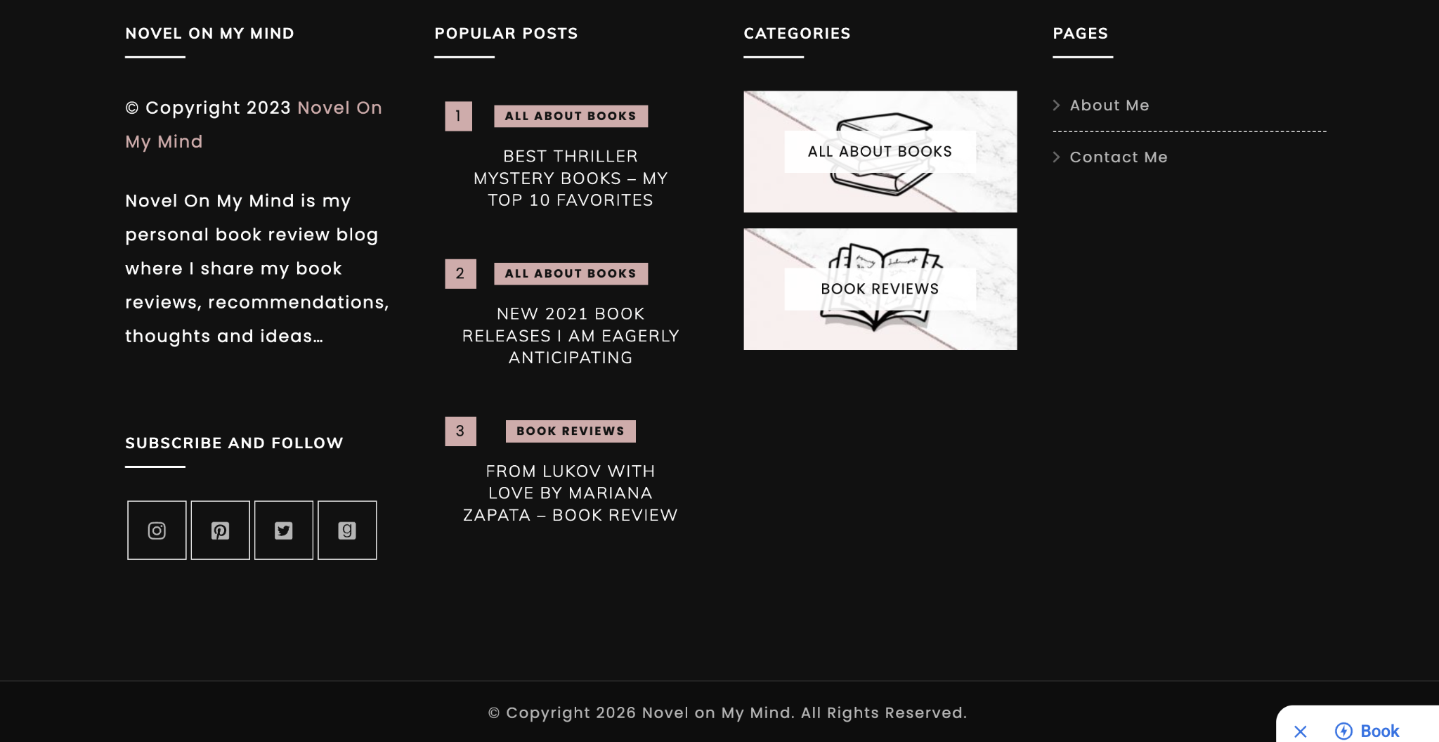 novel on my mind book blog