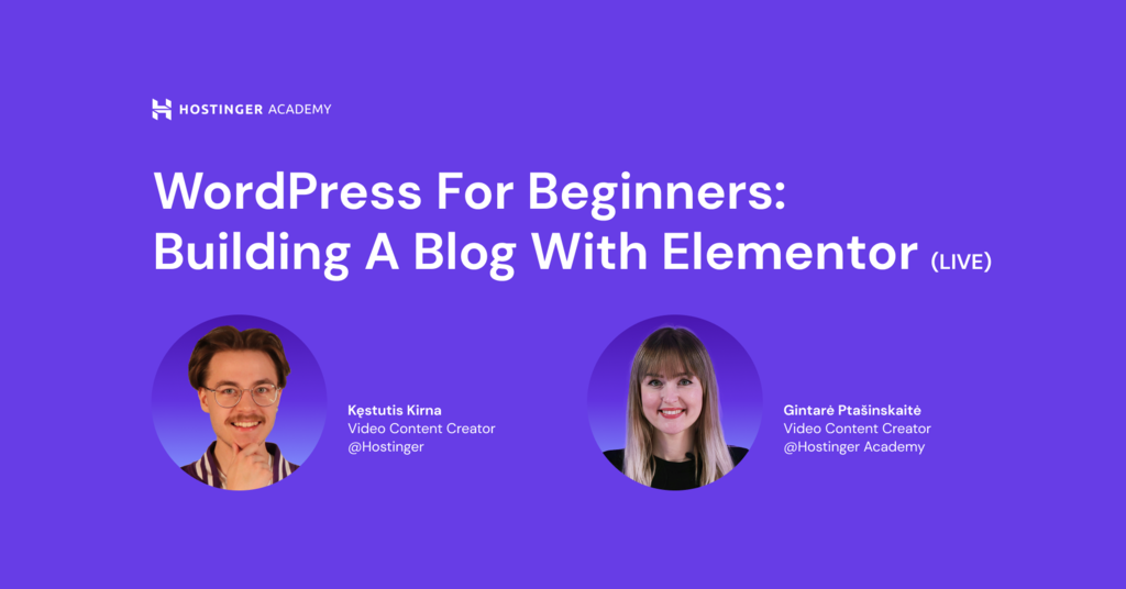 WordPress for Beginners: Building a Blog With Elementor