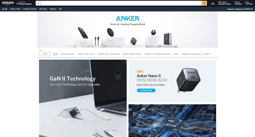 Amazon shop Anker