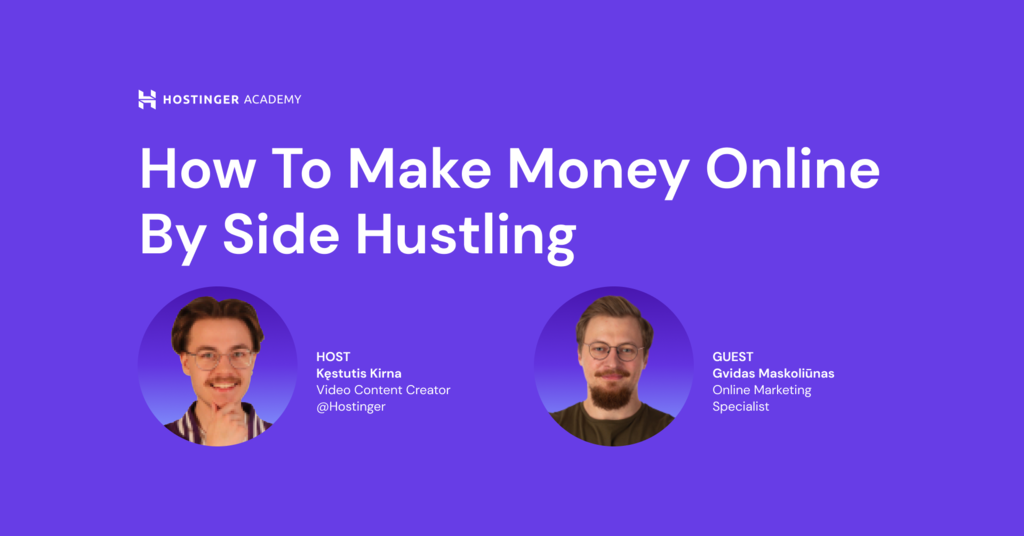 How to Make Money Online Through Side Hustles