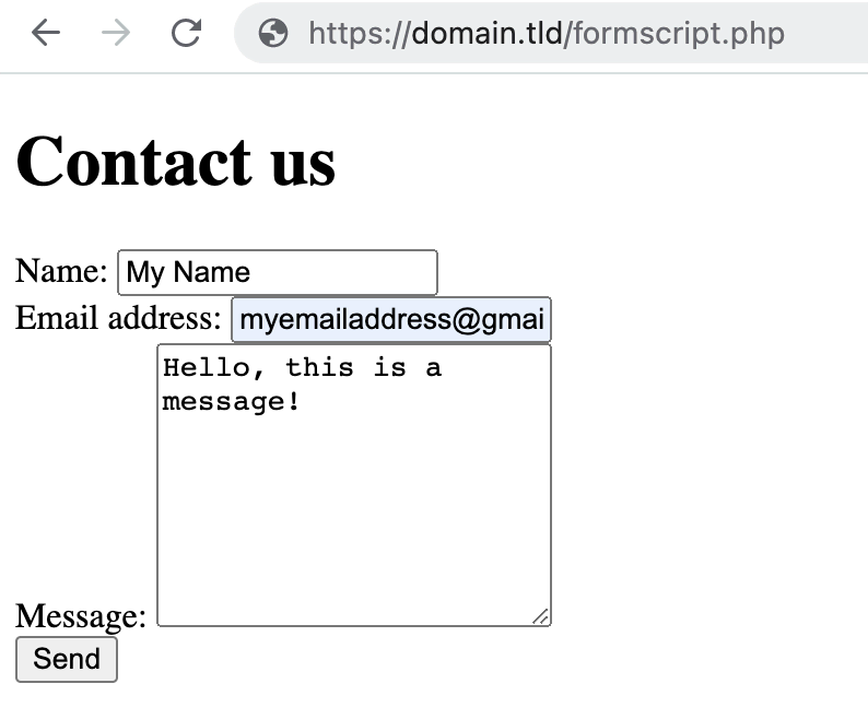 Php mail. Php mail