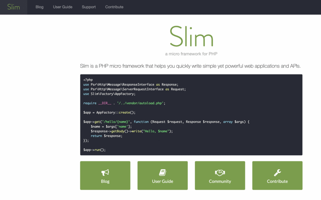 Slim's official homepage