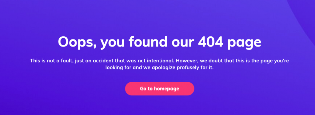 404 Not Found error code.