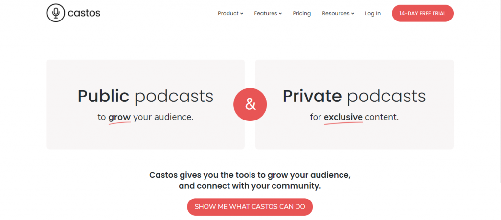 Castos' website