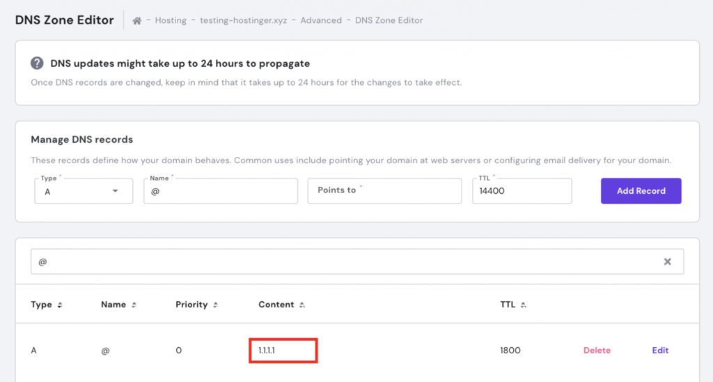 Check A Record DNS Making Sure Your Domain Is Correctly Pointed