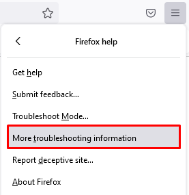 Learn more about troubleshooting Firefox