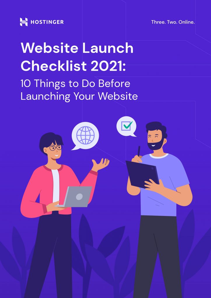 Website Launch Checklist PDF cover