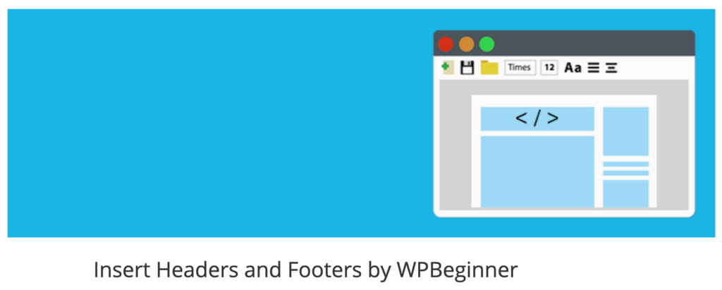 Insert Headers and Footers plugin banner