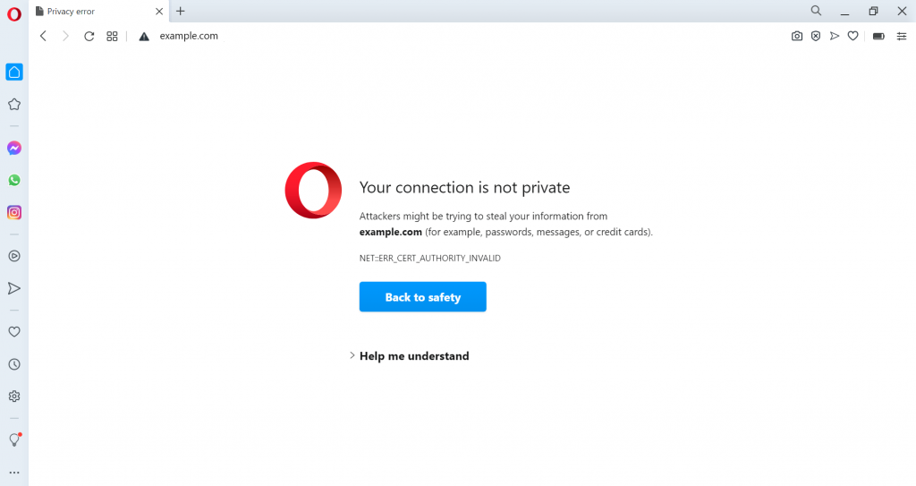 Fix Your connection is not privateAttackers might be trying to steal your  information 