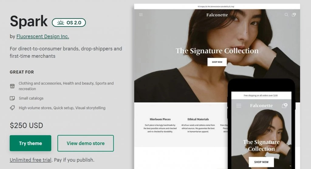 Shopify موضوع قسط