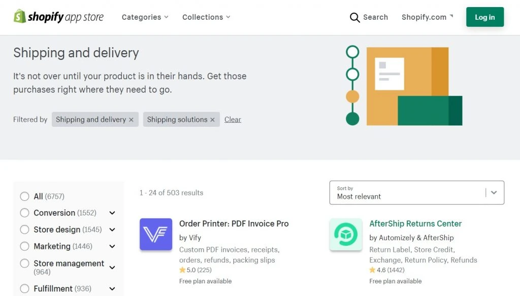 Shopify إعداد الشحن والتسليم