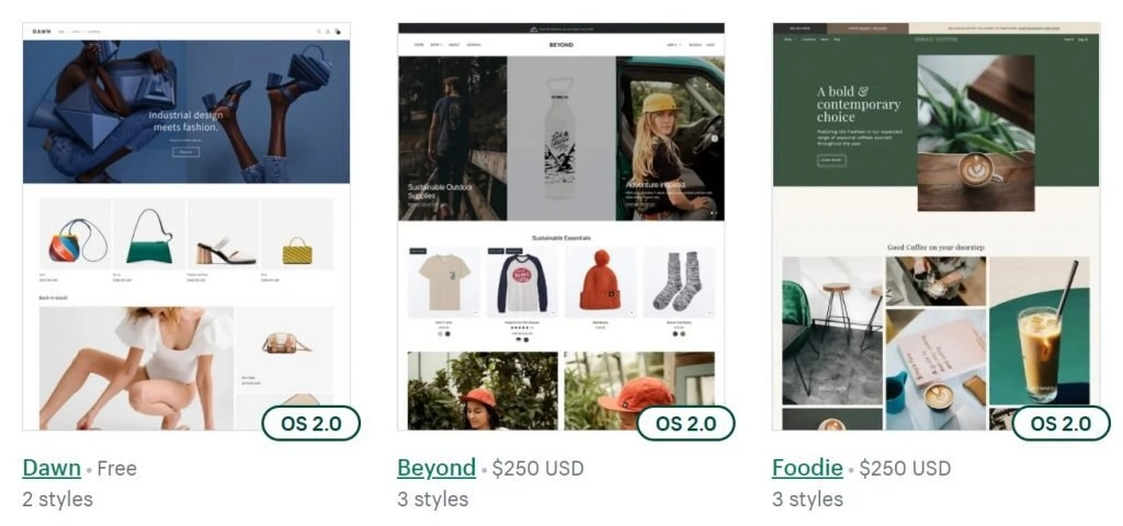 Shopify موضوع مجاني ومميز