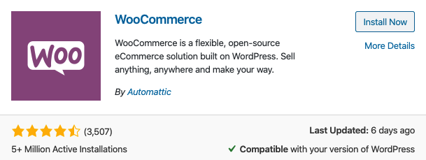 WooCommerce, an eCommerce plugin for WordPress