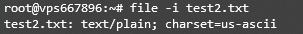 View the MIME type of a file using the Linux file command on Terminal