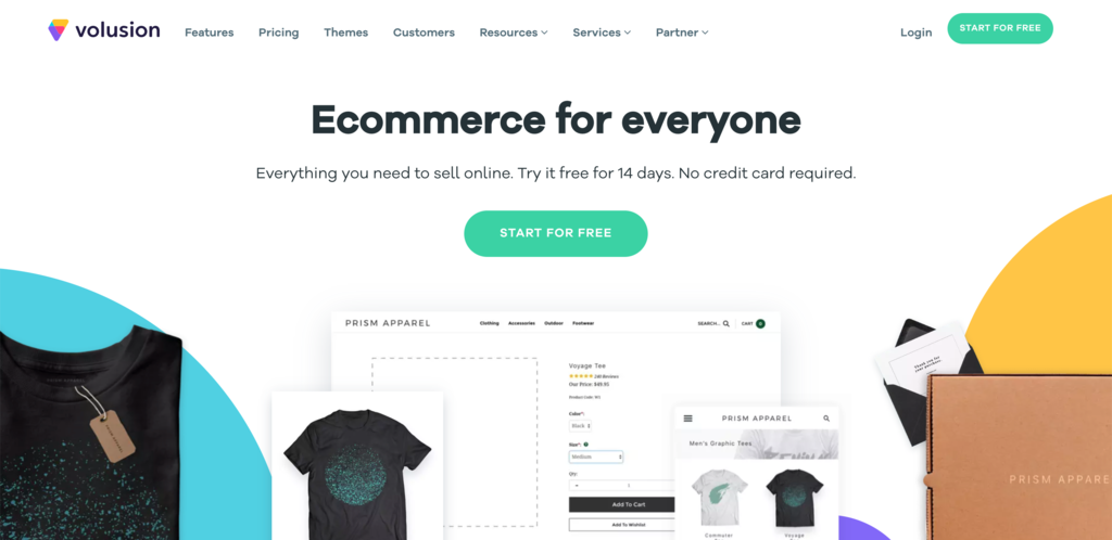 Volusion – best eCommerce platform for dropshipping. 