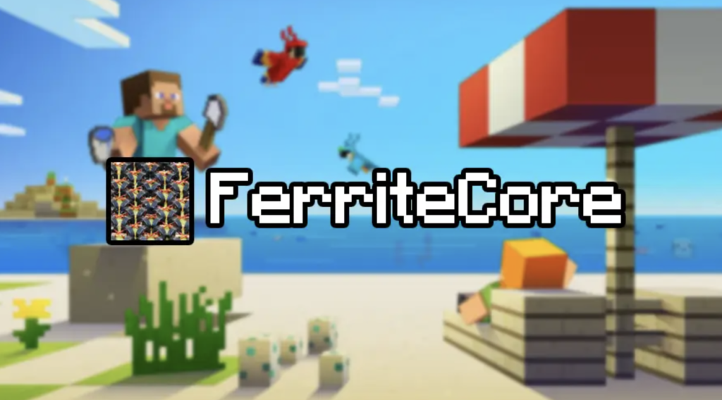 FerriteCore mod for Minecraft, reducing RAM usage on modded servers