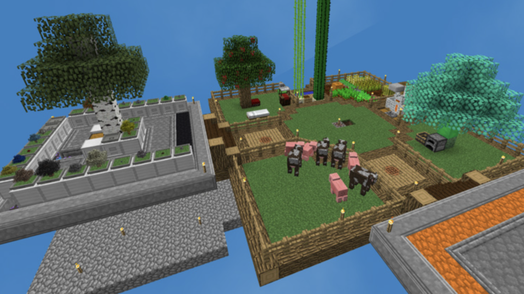 SkyFactory 4 modpack for Minecraft, a skyblock automation modpack